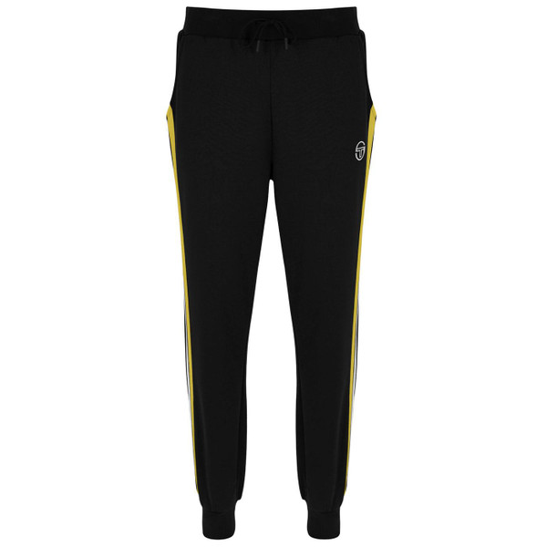 Sergio Tacchini New Ghibli Retro Stripe Track Pants in Black/Mango Mint