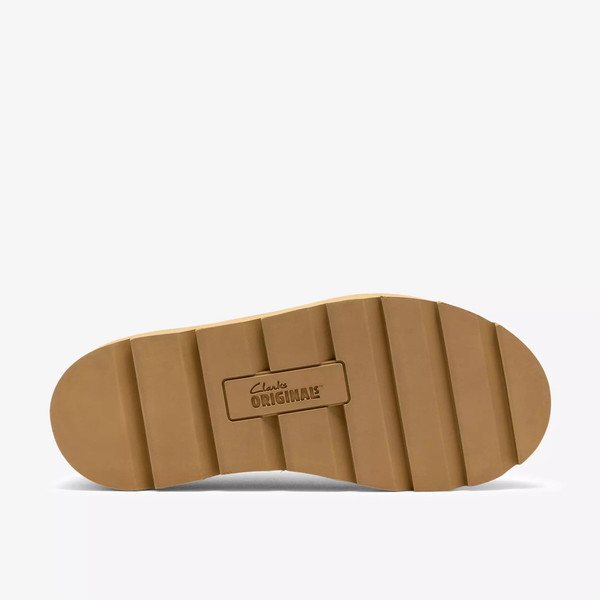 Clarks Originals Meare Walla Men's Mod Moccasin Shoes in Maple Suede - Outsole