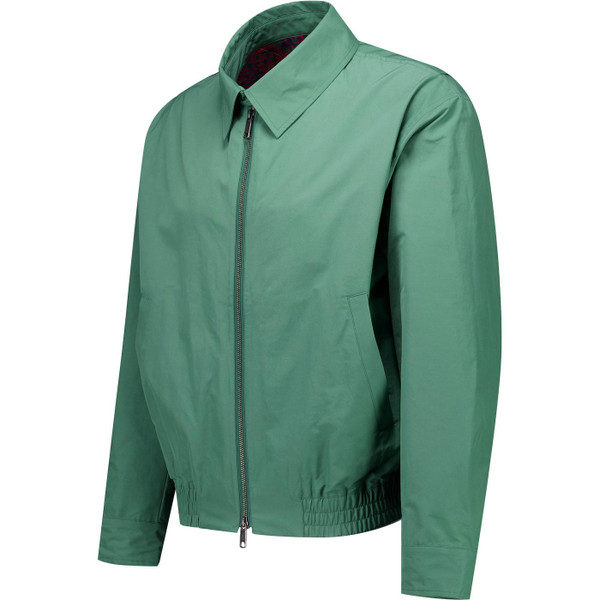 Baracuta Mens G18 Cloth Shirt Collar Mod Zip Harrington Jacket in Bench Blue