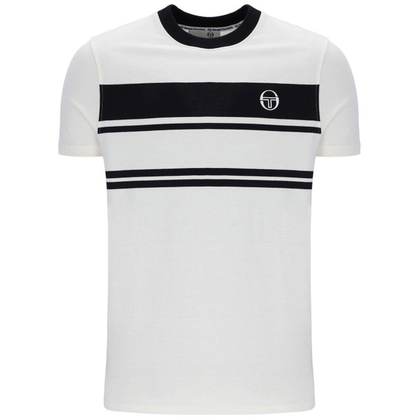 Sergio Tacchini Dallarindo Dallas & Damarindo T-Shirt in Gardenia Off White