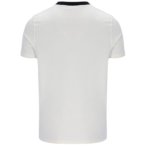 Back of Sergio Tacchini Dallarindo Dallas & Damarindo T-Shirt in Gardenia Off White