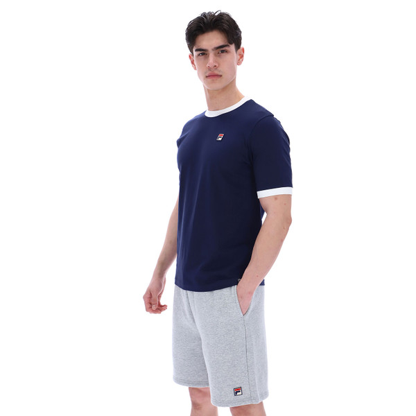 Side of Fila Vintage Mens Marconi Essential 80s Ringer T-Shirt