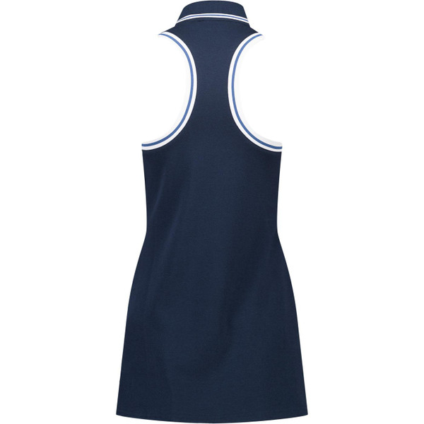 Ellesse Womens Otran Racerback Polo Neck Mini Tennis Dress in Navy