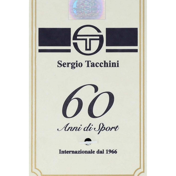 Sergio Tacchini Capomasters Knitted Track Top in Maritime Blue - 60th Anniversary Ltd Box Set with Headband - Label