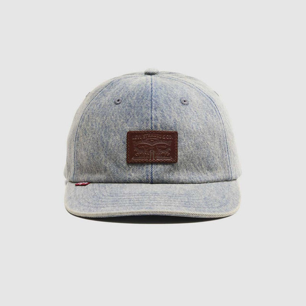 Levi's Men's Retro Relaxed Dad Heritage Denim Baseball Cap in Below The Moon - Front View