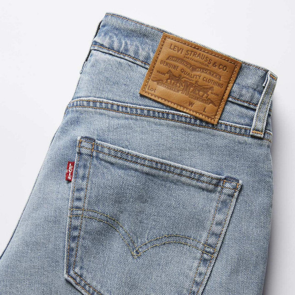 Levi's 511 Slim Fit Retro Denim Jeans in Call It Off Blue - Waistband Detail