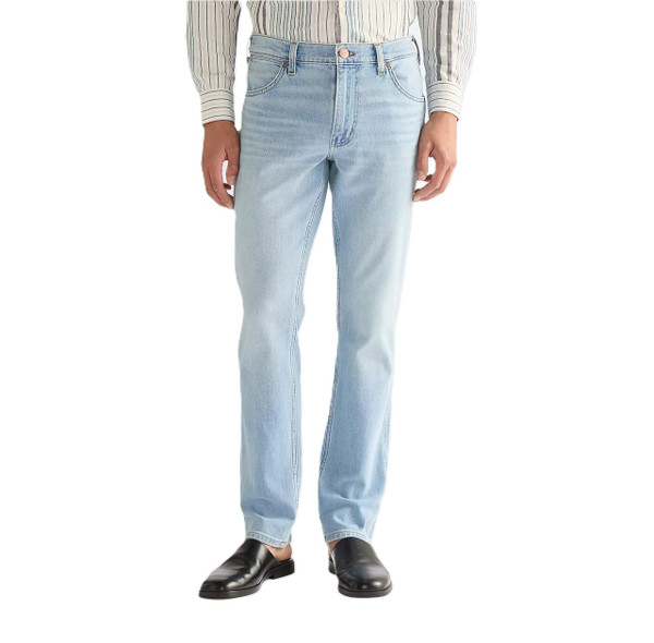 Wrangler Greensboro Straight Toughlite Low Stretch Denim Jeans in Firelight - Main Image
