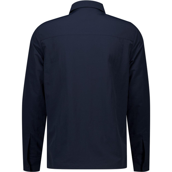 Farah Vintage Mens Fintoni Ripstop Nylon Zip Overshirt Jacket in Navy