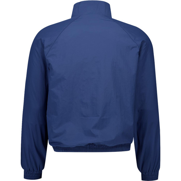 Diadora Mens Logo Retro 80s Ripstop Nylon Zip Track Top in Navy