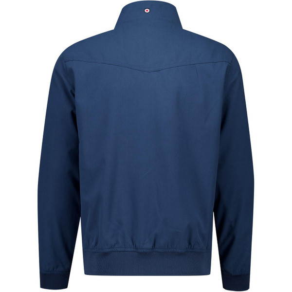 Lambretta Mens Shower Resistant Mod Zip Harrington Jacket in Dark Blue