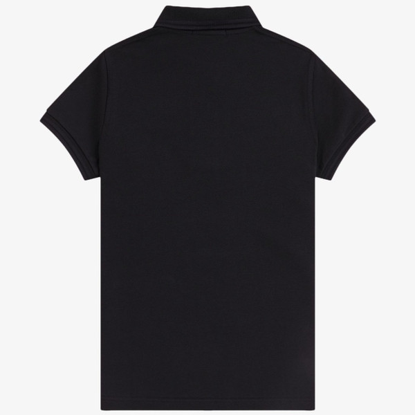 Fred Perry G12 Women Made In England Tonal Twin Tipped Shirt in Navy - Back Flat