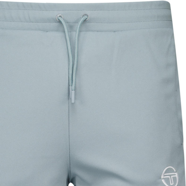 Sergio Tacchini Mens Pietrapertosa Side Stripes Drawstring Sports Shorts in Lead Grey