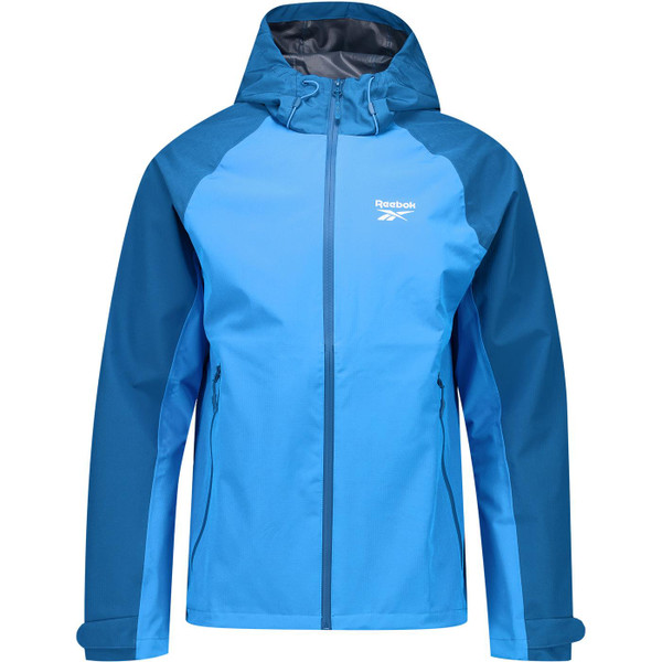 Reebok Mens Rodden Hooded Zip Windrunner Jacket in Virtual Blue