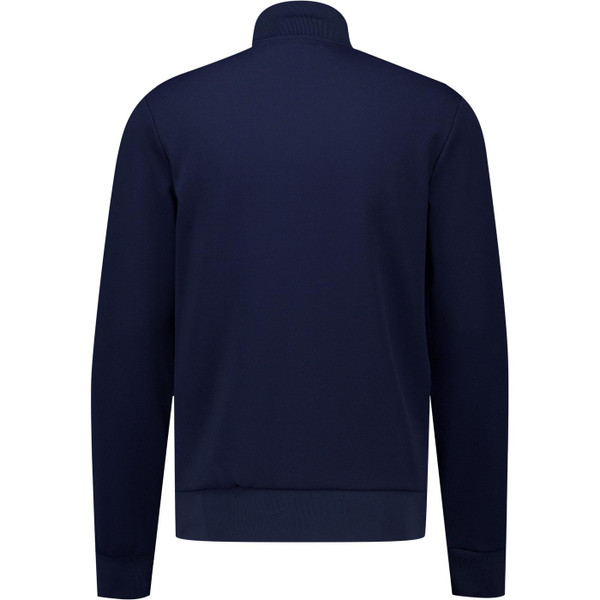 Fila Vintage Mens Armando Contrast Piping Detail Zip Track Top in Navy