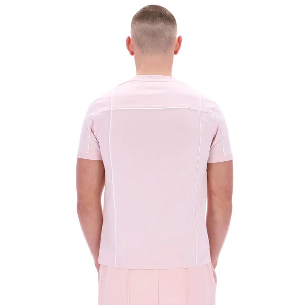 Fila Vintage Terri Contrast Piping Tee in Pale Lilac - Model Back