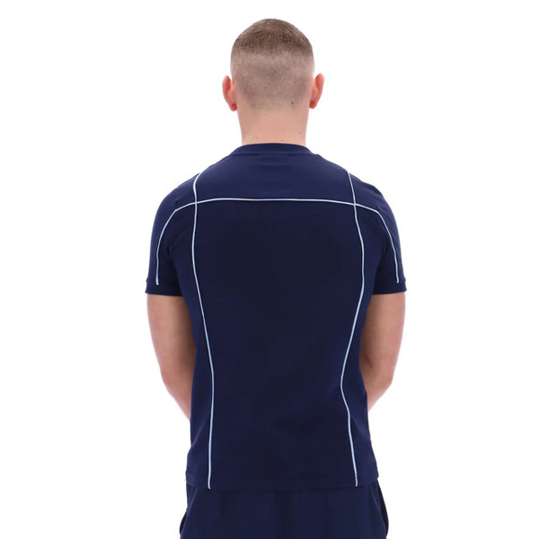 Fila Vintage Terri Contrast Piping Tee in Fila Navy -  Model Back