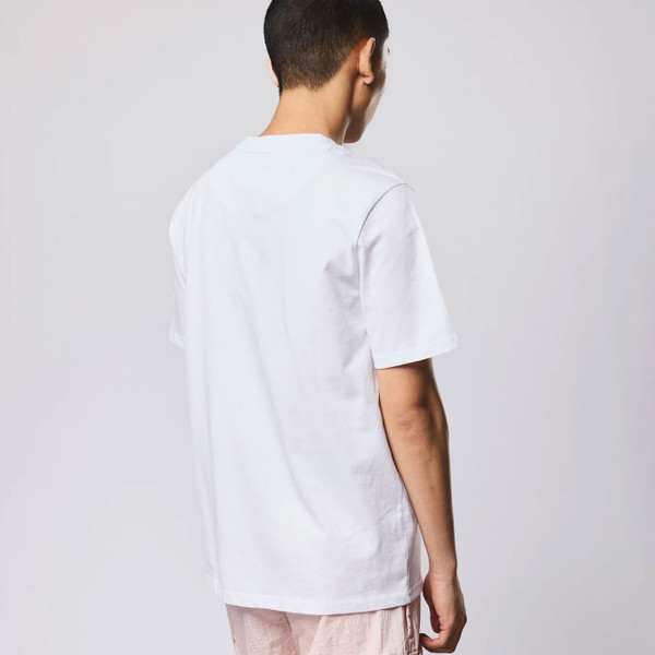 Back of Weekend Offender Camden Gallagher Oasis Graphic Tee in White