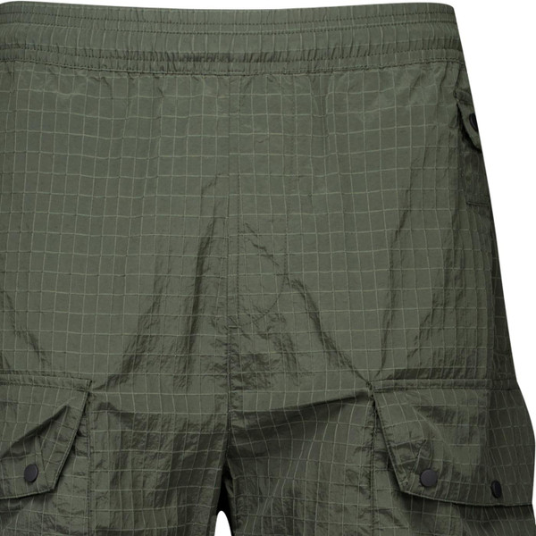 Weekend Offender Zemmouri Ripstop Cargo Shorts in Black Forest Green