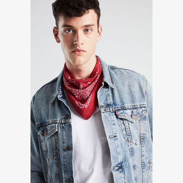Levi's Paisley Bandana in Regular Red 77138-0632