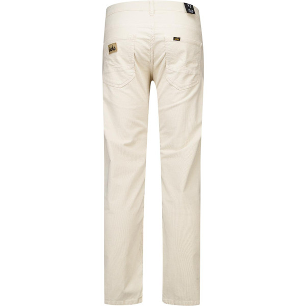 Lois Mens Sierra 80s Casuals Needle Cord Trousers in Ecru