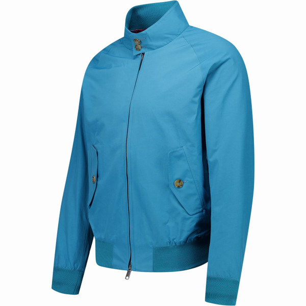 Baracuta Mens G9 Original Mod Zip Harrington Jacket in Cornish Blue