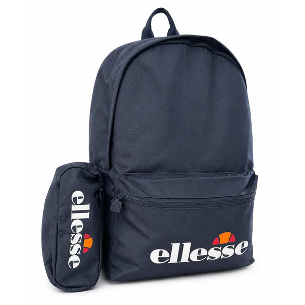 Ellesse Ralfa Logo Backpack and Pencil Case in Navy - Main Image