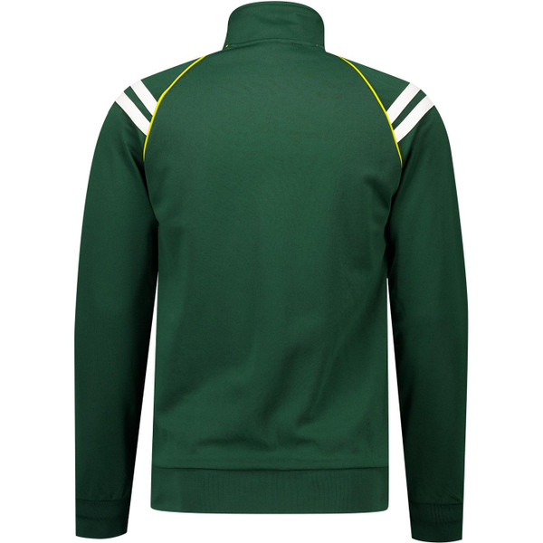Sergio Tacchini Mens New Cortona 80s Raglan Sleeve Zip Track Top in Pine Needle Green