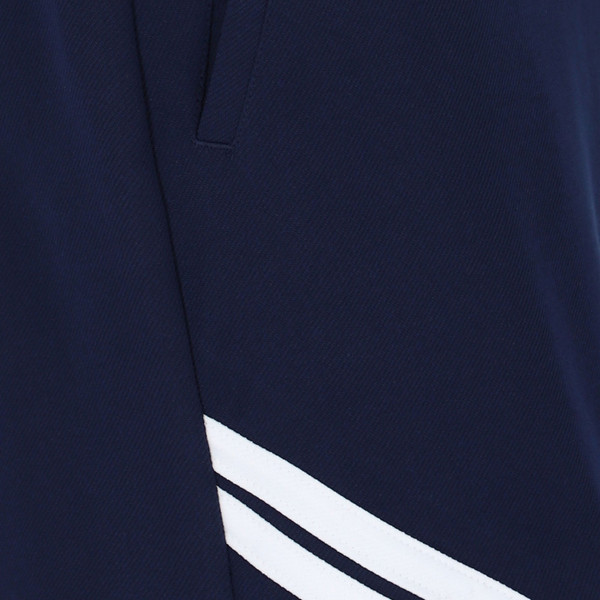 Stripe on Sergio Tacchini Time Retro 80s Tennis Shorts in Navy