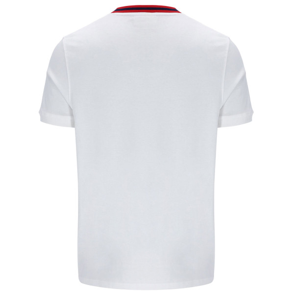 Back of Sergio Tacchini Rainer FC Archivio 80s Football T-shirt in White