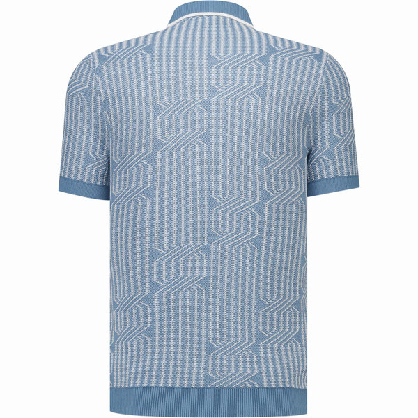 Original Penguin Mens Geo Cable Quarter Zip Sweater Polo Tshirt In Bright White
