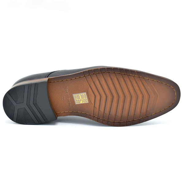Paolo Vandini Templeton Men's Derby Brogues in Black Leather - Outsole
