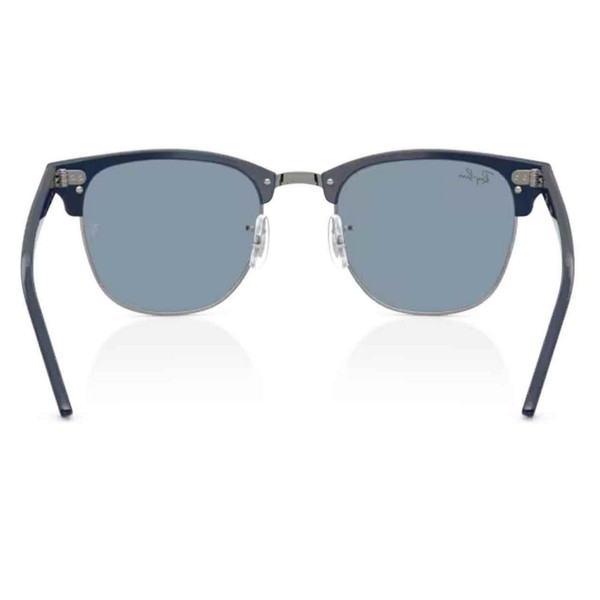 Ray-Ban Clubmaster Retro 60s Sunglasses in Blue and Gunmetal - Back View