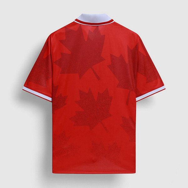 Umbro Tournament 2026 Canada Short Sleeve Football Jersey in  Red - Back Flat