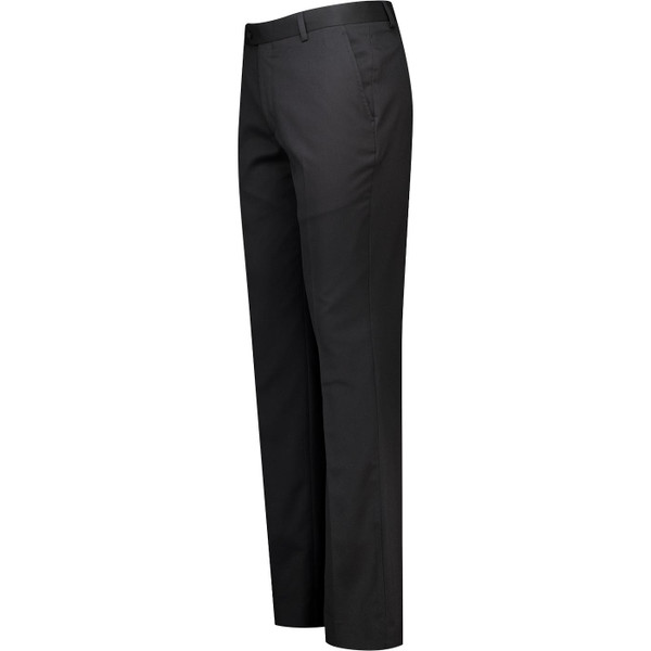 Merc London Mens Tailored Plain Mod Suit Trousers in Black