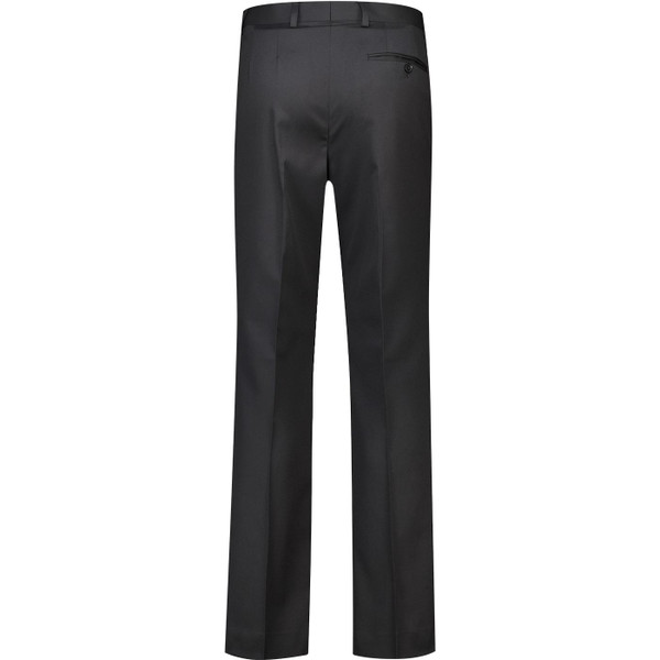 Merc London Mens Tailored Plain Mod Suit Trousers in Black