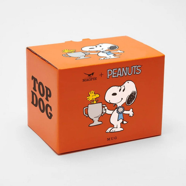 Magpie x Peanuts Top Dog Snoopy and Woodstock Gift Boxed Mug - Gift Box Only
