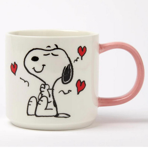Magpie x Peanuts I Love You Snoopy Gift Boxed Mug - Mug Front