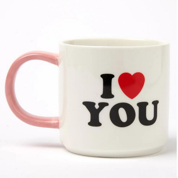 Magpie x Peanuts I Love You Snoopy Gift Boxed Mug - Mug Back