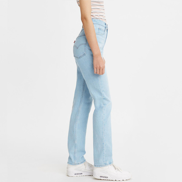 levis womens 70s high rise slim straight leg jeans marin hits light blue