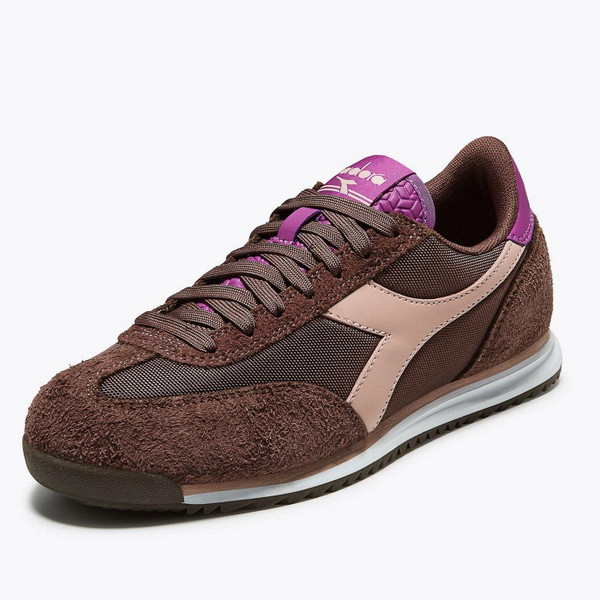Diadora Cross Rainy Performance Trainers in Brown Hot Chocolate