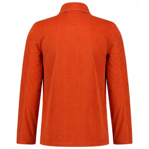 Rear view of the Madcap England Ziggy cord shirt in Cinnamon Stick