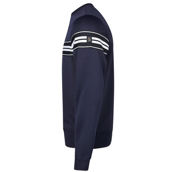 Luke 1977 Noel Vintage Trim Tape Sweatshirt in Dark Navy - Sire View 