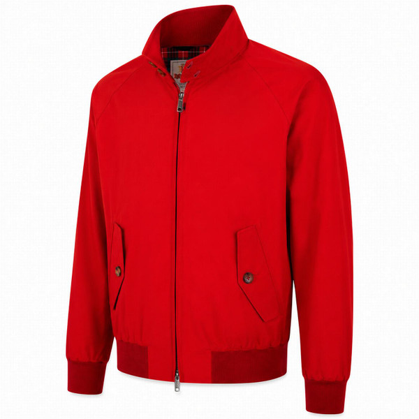 Baracuta G9 Harrington Jacket - Made in England - Racing Red - Side View