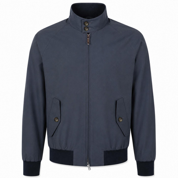 Baracuta G9 Harrington Jacket - Made in England - Slate Grey - Front View