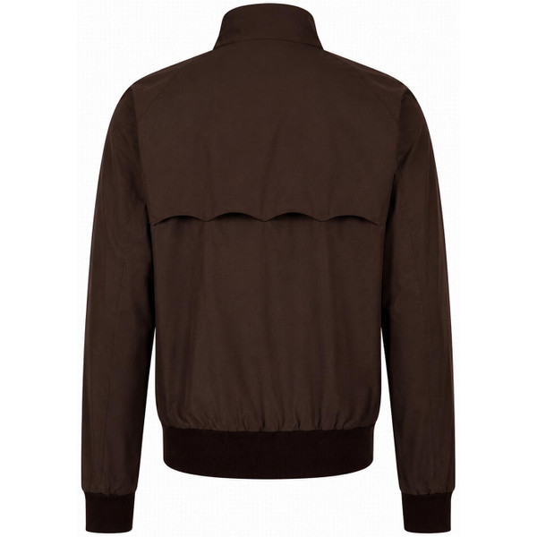Baracuta G9 Harrington Jacket - Made in England - Brown Cigar - Back View