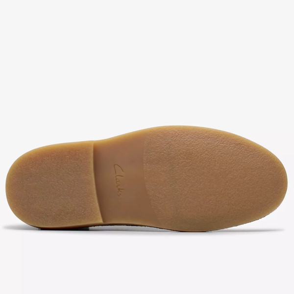 Clarks Originals Women's Desert Boot Evo in Dark Sand Suede - Sole