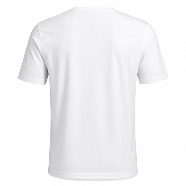 Lyle & Scott Archive Revisited Badge T-shirt in White - Back View