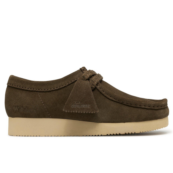 Clarks Originals Women's Wallabee Lite Shoes in Maple Suede - Single Shoe Side View