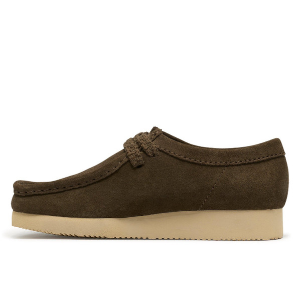 Clarks Originals Women's Wallabee Lite Shoes in Maple Suede - Single Shoe Second Side View