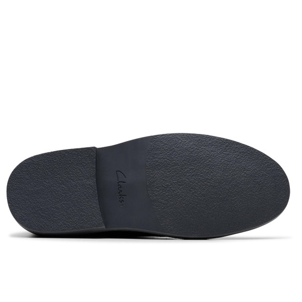 Clarks Originals Women's Desert Boot Evo in Black Suede - Sole